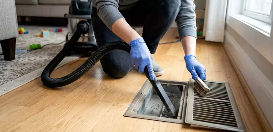 Ducted Heating Filter Cleaning in Novi